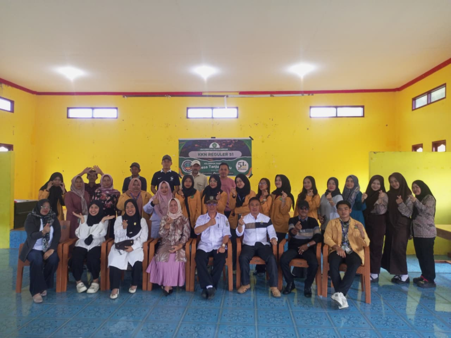 KKN ANGKATAN 51 UNIVERSITAS MULAWARMAN SAMARINDA RESMI BERAKHIR DI DESA TANJUNG ARU